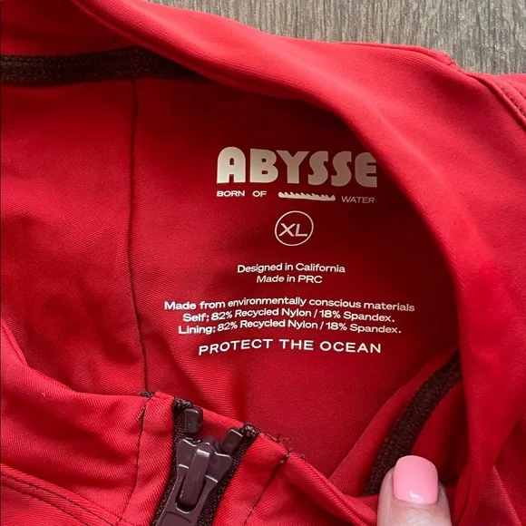 ABYSSE Bo Long Sleeve Surfsuit - Lava - Picture 5 of 8